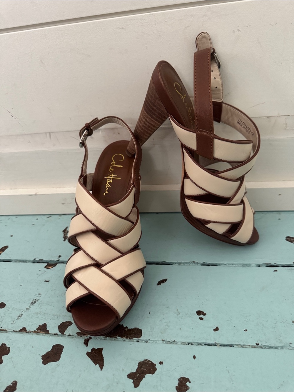 Cole Haan Size 6B : Julia Strappy Heeled Slingback Sandals